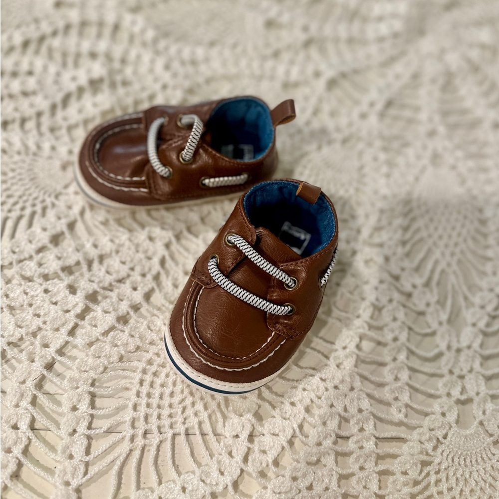 Carter's Brown Baby Boat Shoes